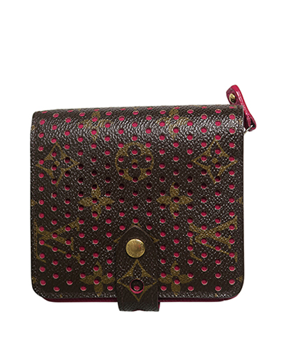 Louis Vuitton Perforated Compact Wallet, front view